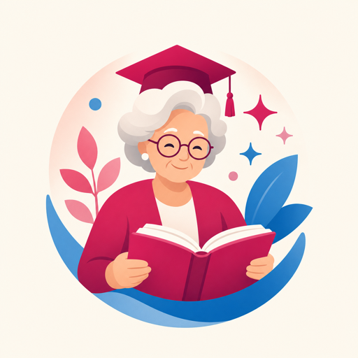 银发教育 illustration