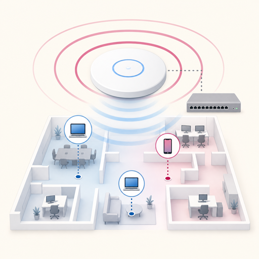 UBNT/UniFi 企业 Wi-Fi 工程 illustration